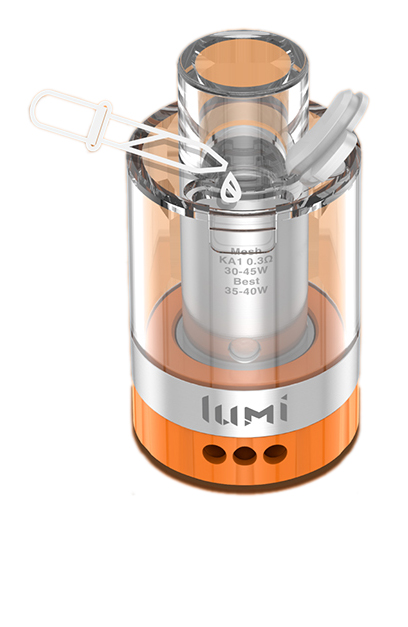 Plnění Clearomizeru GeekVape Lumi