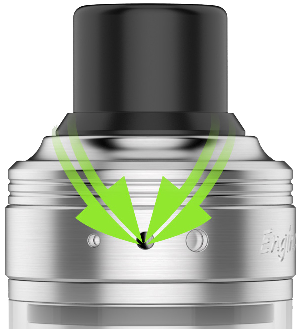 Grip OBS Cube MTL s regulací přívodu vzduchu