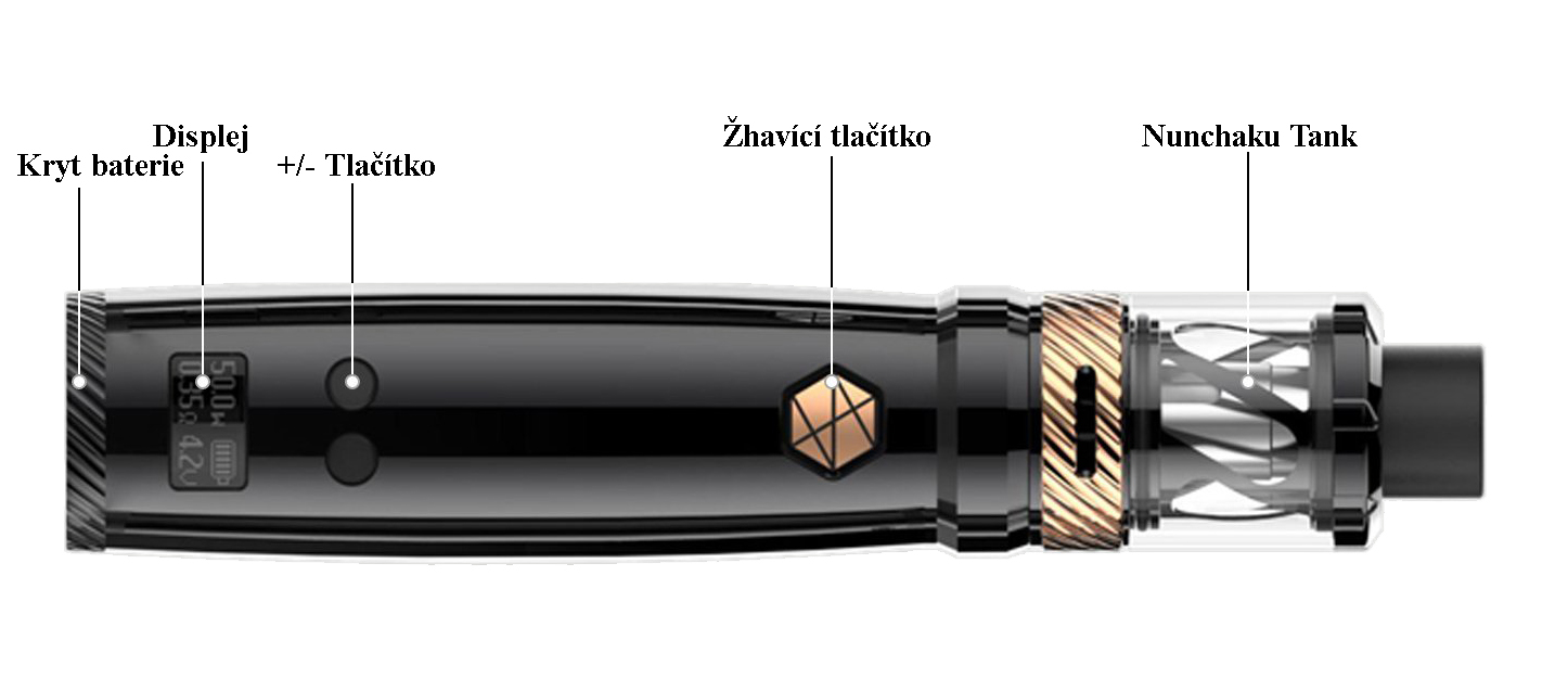 Elektronická cigareta a grip Uwell Nunchaku 80W