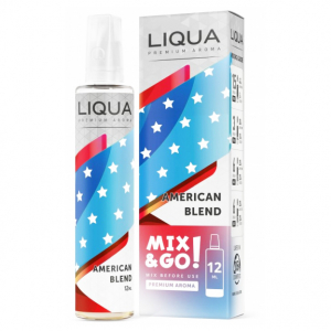 Příchuť Liqua Mix&Go American Blend - americký tabák (12ml)