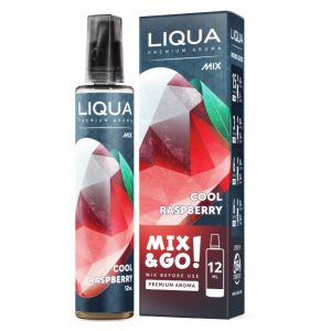 Příchuť Liqua Mix&Go Cool Raspberry - chladivá malina (12ml)