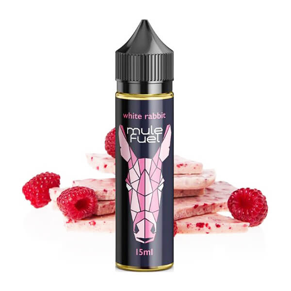 Př&iacute;chuť Mule Fuel White Rabbit - maliny, b&iacute;l&aacute; čokol&aacute;da (15ml)