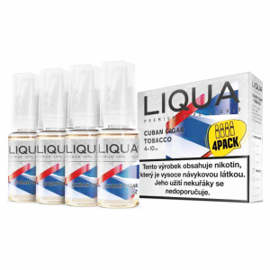E-liquid LIQUA Elements Cuban Tobacco - Kubánský doutník (4x10ml)