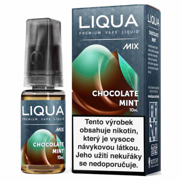 E-liquid LIQUA Mixes Chocolate Mint (Čokol&aacute;da s m&aacute;tou)