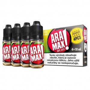 E-liquid Aramax Green Tobacco - Kořeněný tabák (4x10ml)