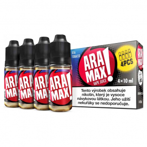 E-liquid Aramax USA Tobacco - Americký tabák (4x10ml)