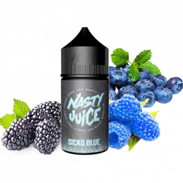 Př&iacute;chuť Nasty Juice Berry Sicko Blue - Ostružiny, modr&aacute; malina, borůvky (30 ml)