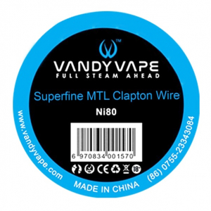 Vandy Vape Superfine MTL Fused Clapton odporový drát Ni80 (30GA*2 + 38GA) 3m