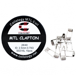 Coilology MTL Clapton předmotané spirálky SS316 0,7ohm 10ks
