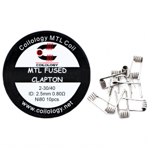 Coilology MTL Fused Clapton předmotan&eacute; spir&aacute;lky Ni80 0,8ohm 10ks