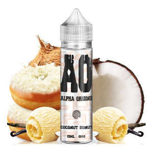 Příchuť Alpha Origins Coconut Donut - Kokosový donut (10 ml) - S&V