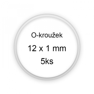 Sada těsnění, o-kroužky, 12x1mm 5ks