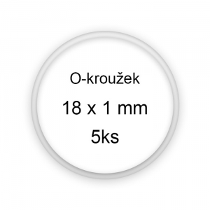 Sada těsnění, o-kroužky, 18x1mm 5ks