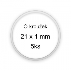 Sada těsnění, o-kroužky, 21x1mm 5ks