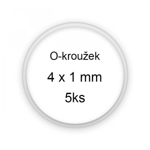 Sada těsnění, o-kroužky, 4x1mm 5ks