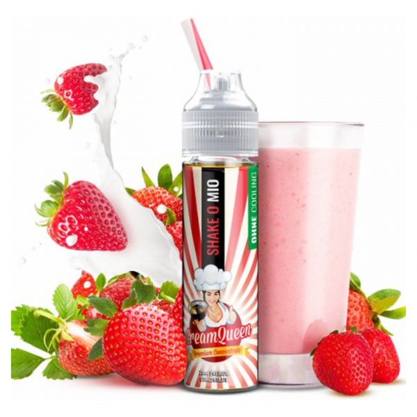 Příchuť PJ Empire Queen O Mio No ICE - Jahodový milkshake (20 ml)