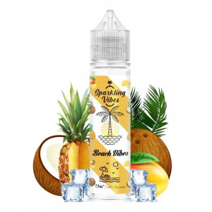 Příchuť Sparkling Vibes Beach Vibes - Ananas, mango a kokos