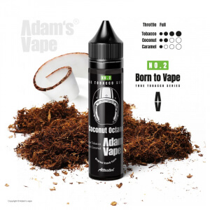 Příchuť Adam's Vape Coconut Octane - Tabák, kokos a karamel