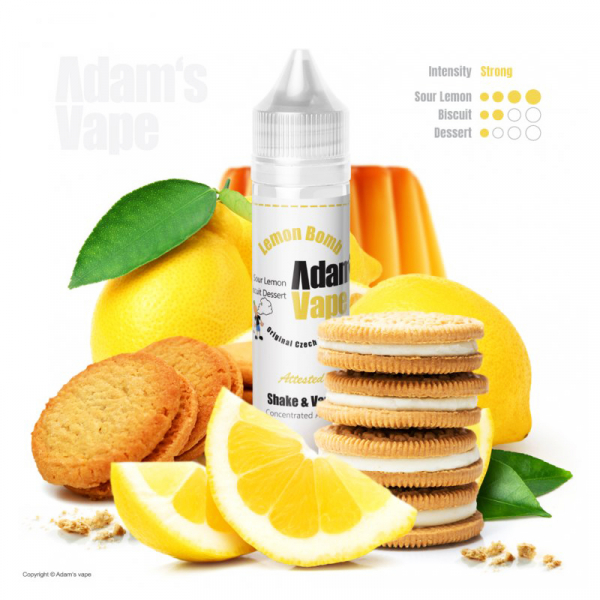 Příchuť Adam's Vape Lemon Bomb - Citrónové cookies