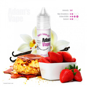 Příchuť Adam's Vape Pure Love V2 - Jahodové crème brûlée