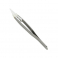 Diagon&aacute;ln&iacute; pinzeta s keramick&yacute;m hrotem, stř&iacute;brn&aacute;