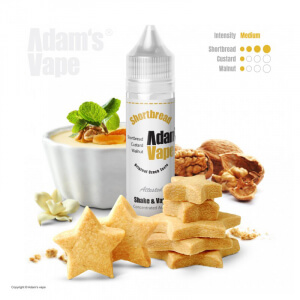Příchuť Adam's Vape Shortbread - Máslová sušenka s pudinkovým krémem