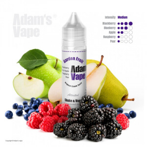 Příchuť Adam's Vape Garden Fruit - Ostružina, borůvka, jablko, malina a hruška