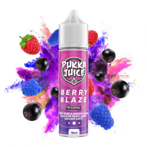 Příchuť Pukka Juice Berry Blaze - Chladivý černý rybíz a modrá malina