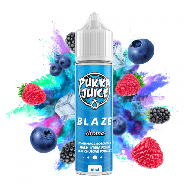 Příchuť Pukka Juice Blaze - Bobulovité plody s ledem