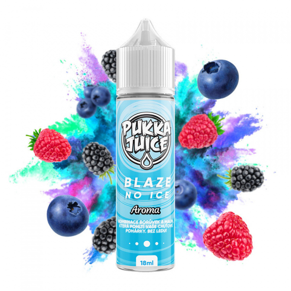 Příchuť Pukka Juice Blaze No Ice - Bobulovité plody bez ledu
