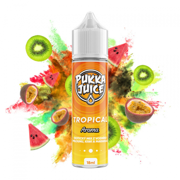 Příchuť Pukka Juice Tropical - Tropický koktejl