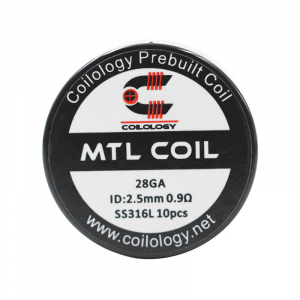 Coilology MTL předmotan&eacute; spir&aacute;lky SS316 0,9ohm 28GA 10ks