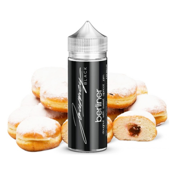 Př&iacute;chuť AEON Journey Black Berliner - Kobliha s meruňkov&yacute;m džemem (24 ml)