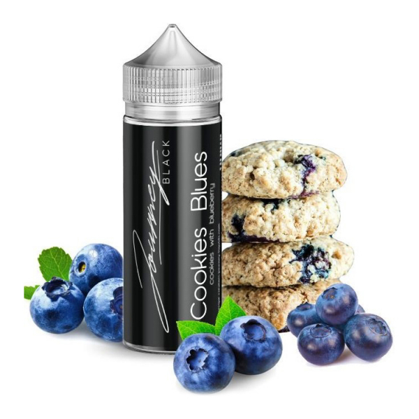 Př&iacute;chuť AEON Journey Black Cookies Blues - Su&scaron;enka a borůvkov&yacute; džem (24 ml)
