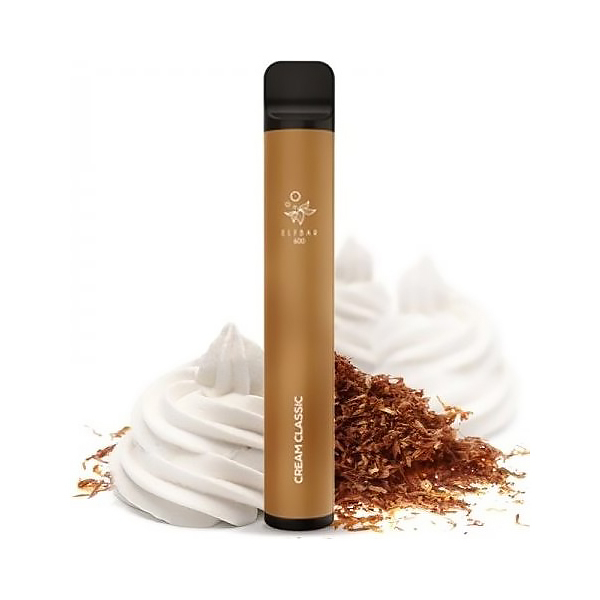 Elf Bar 600 Cream Classic jednorázová elektronická cigareta (Krémový tabák)