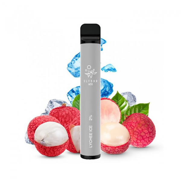 Elf Bar 600 Lychee Ice jednorázová elektronická cigareta (Chladivé liči)