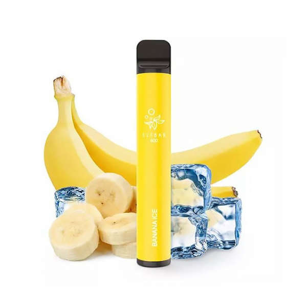 Elf Bar 600 Banana Ice jednorázová elektronická cigareta (Ledový banán)