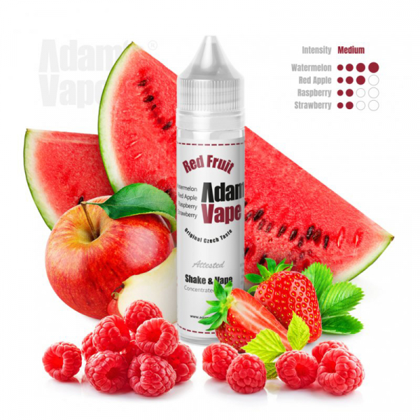 Příchuť Adam's Vape Red Fruit  - Meloun, jablko, malina a jahoda
