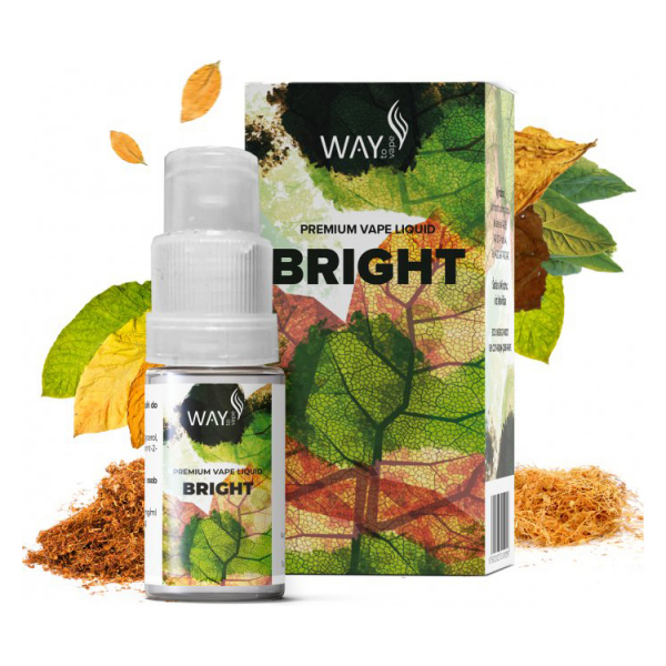 E-liquid Way To Vape Bright - Čistá tabáková příchuť (10 ml)