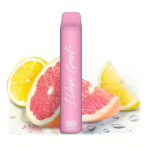 IVG Bar Plus Pink Lemonade jednorázová elektronická cigareta (Citrónová limonáda, grep)