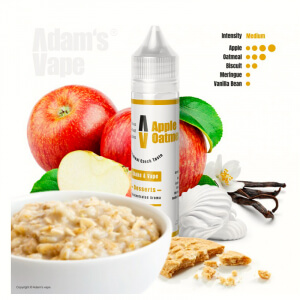 Příchuť Adams Vape Apple Oatmeal - Ovesná kaše s jablky (12ml)