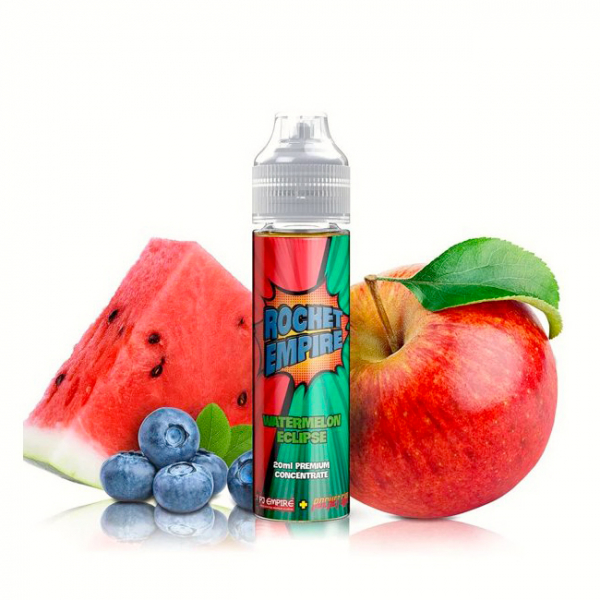 Příchuť Rocket Empire Watermelon Eclipse - Vodní meloun, borůvka a jablko