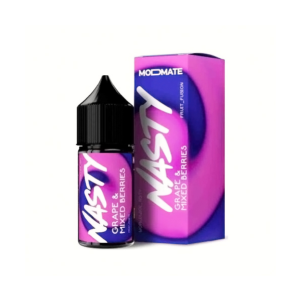 Př&iacute;chuť Nasty Juice ModMate Grape and Mixed Berries - Hroznov&eacute; v&iacute;no a mix bobul&iacute; (20ml)