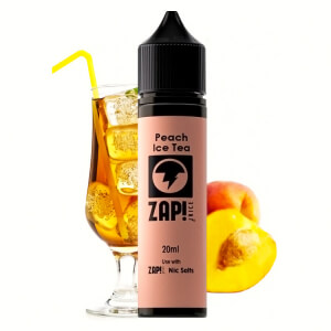 Příchuť ZAP! Juice ZAP Peach Ice Tea - Broskvový ledový čaj (20 ml)