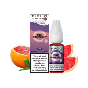 E-liquid ELF BAR ELFLIQ Nic SALT Pink Grapefruit - Růžový grep (10 ml)