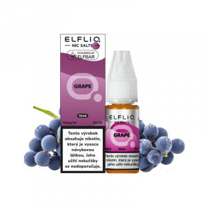 E-liquid ELF BAR ELFLIQ Nic SALT Grape - Hroznové víno (10 ml)