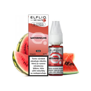 E-liquid ELF BAR ELFLIQ Nic SALT Watermelon - Vodní meloun (10 ml)
