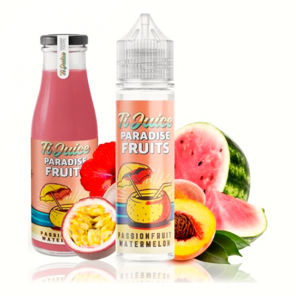 Příchuť TI Juice Paradise Fruits Passionfruit Watermelon - Marakuja, vodní meloun, ibišek, broskev