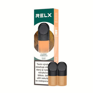 RELX Essential POD, náplň Classic Tobacco - Klasický tabák