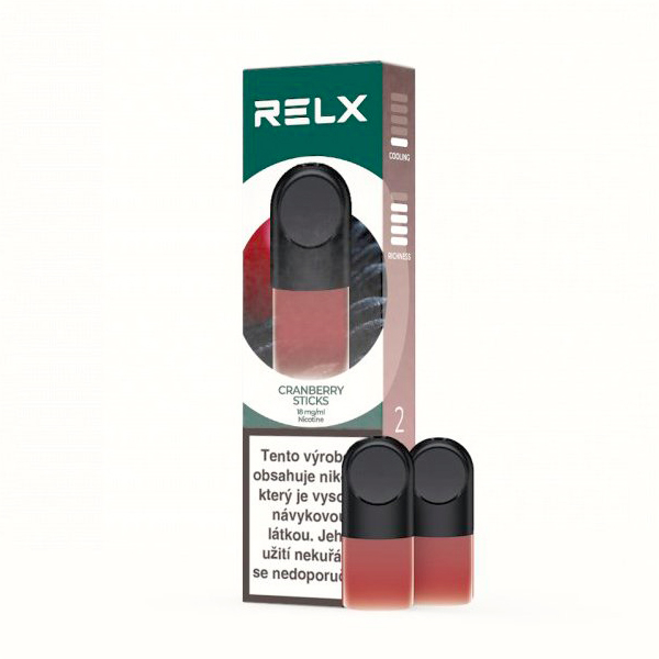 RELX Essential POD, náplň Cranberry Stick - Brusinka
